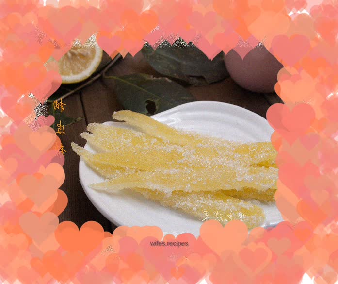Pomelo peel candy--all those who love sweets come here, the benefits are here!