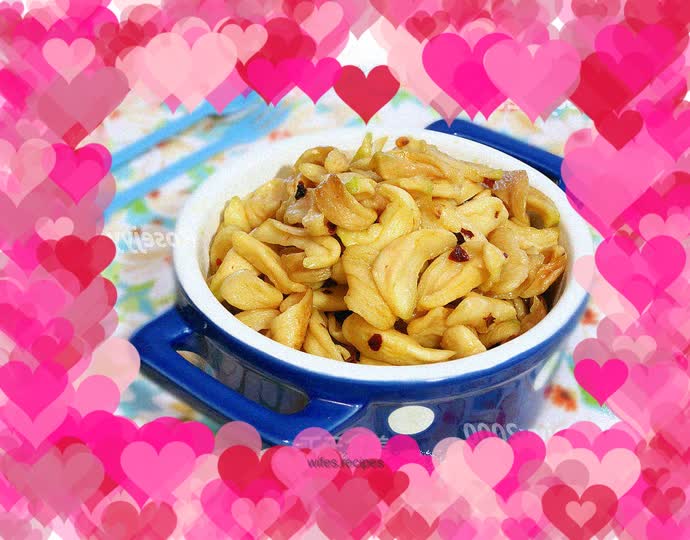 Home production of dried radish