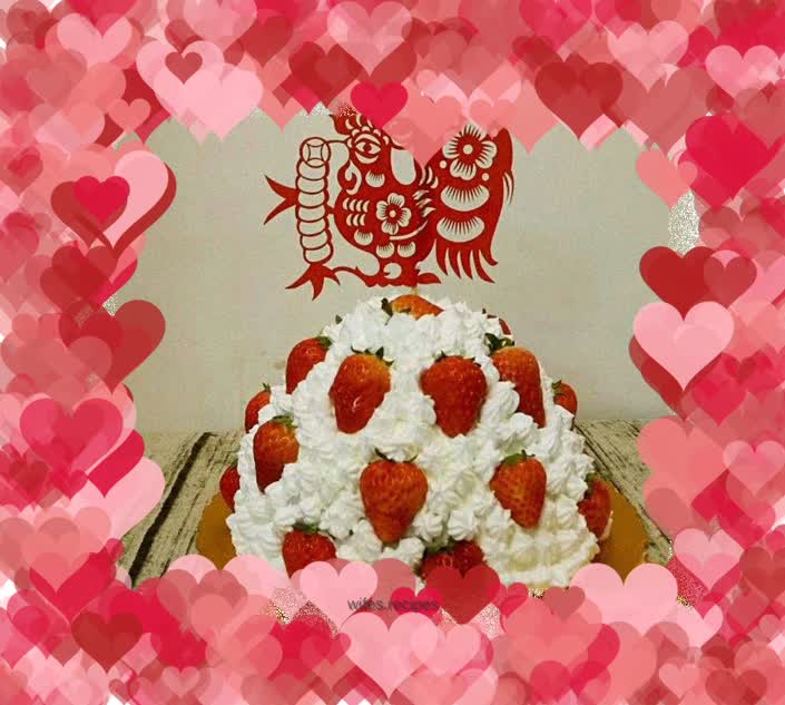 【Tianjin】New Year Strawberry Cake