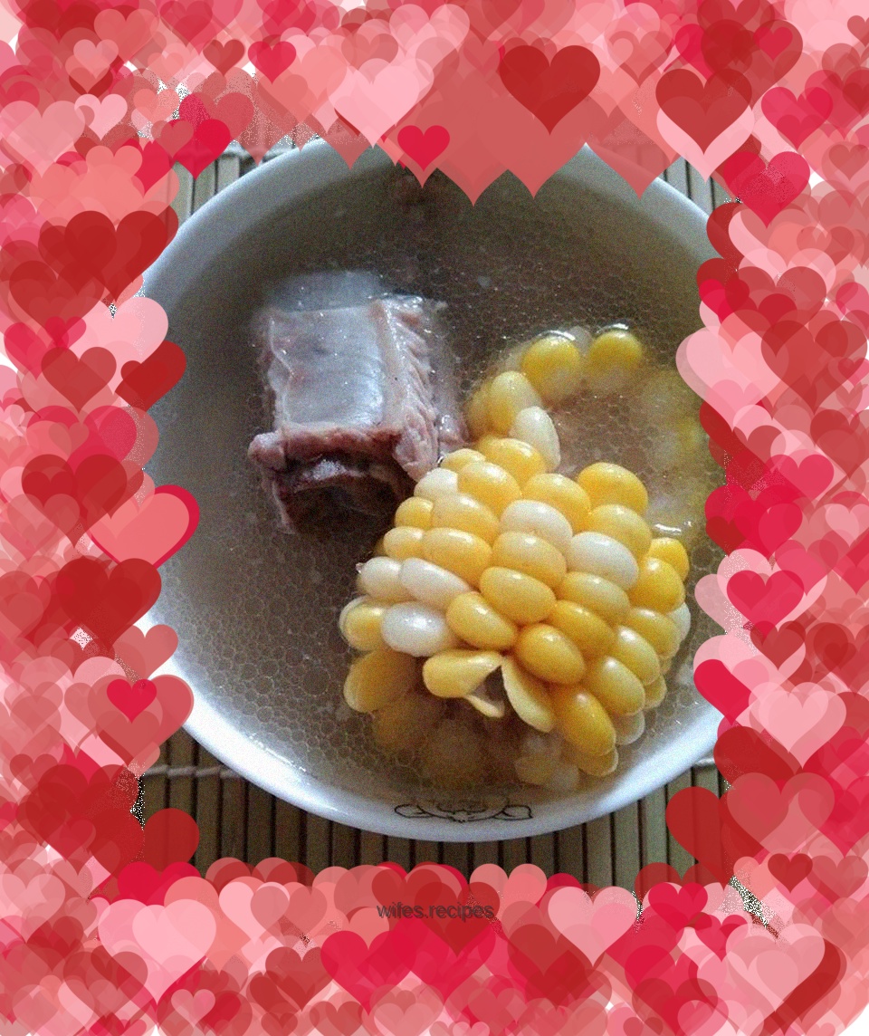 Corn ribs soup