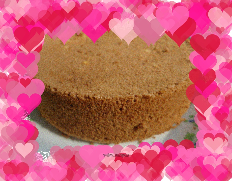 Chocolate chiffon cake