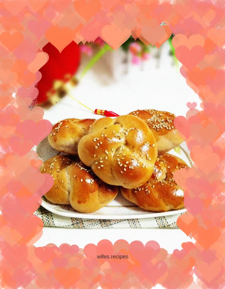 Purple Cabbage Braided Meal Buns