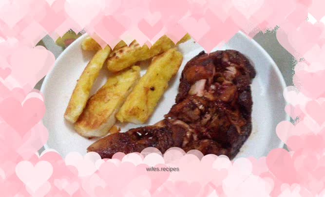 Cumin-flavored grilled chicken legs