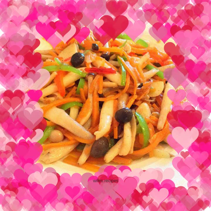 Vegetarian Fried Double Mushrooms