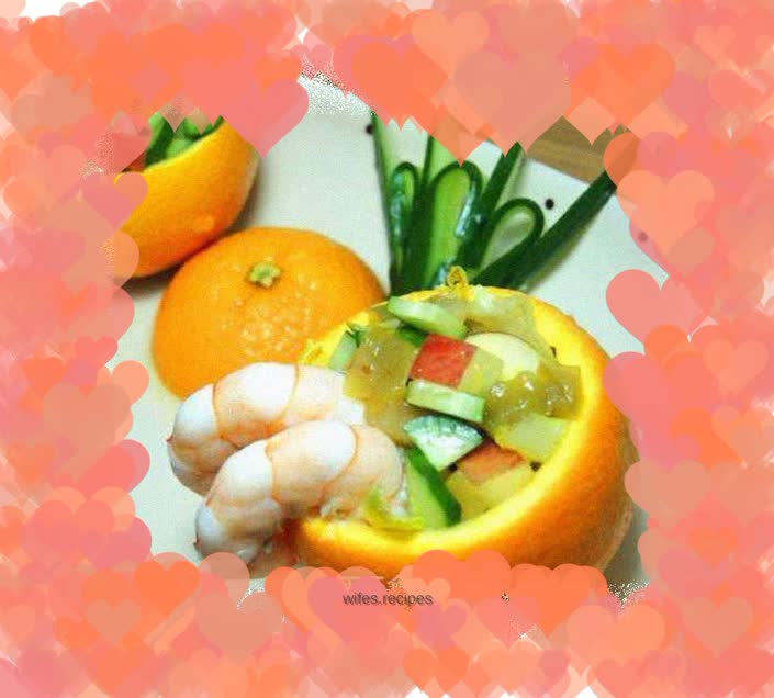 Orange Shrimp Salad