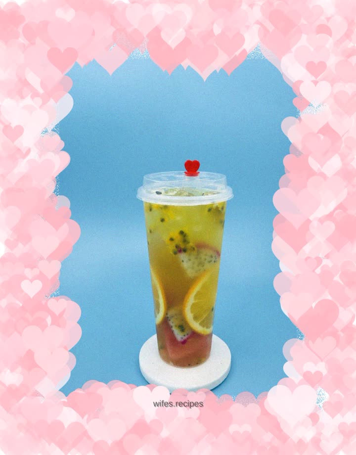 Hot Fruit Tea Peach Passion Fruit Tea