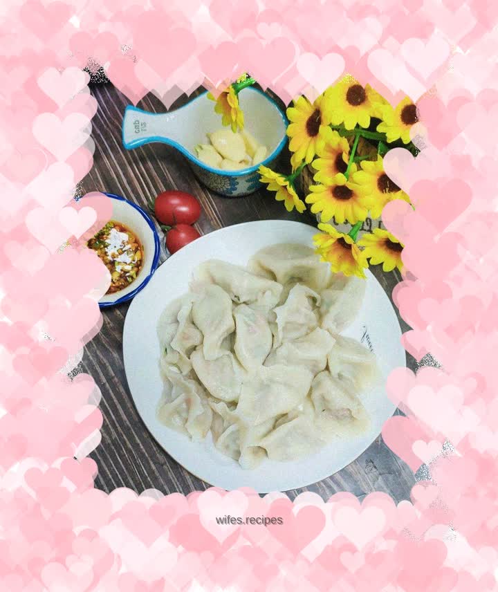 Mutton and coriander dumplings