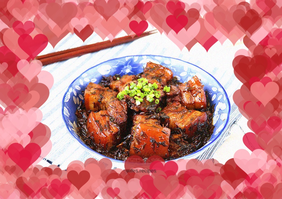 Braised Pork with Beer, Dried Plums and Vegetables