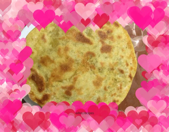 Purely natural green tortillas