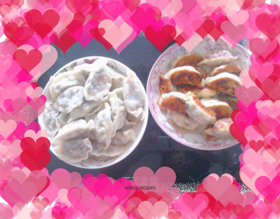 Double vegetarian dumplings