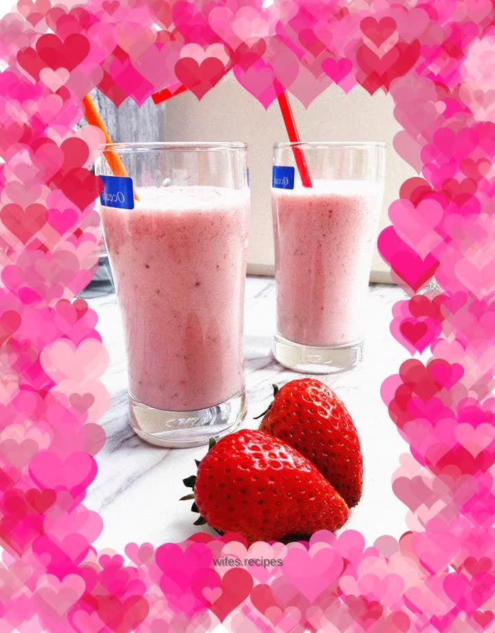 Strawberry milkshake