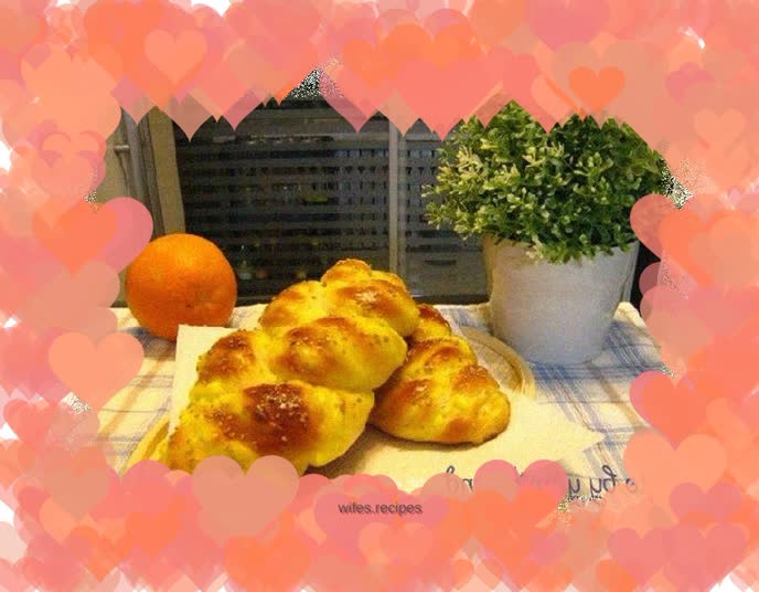 Tang Zhong Custard Braided Bread