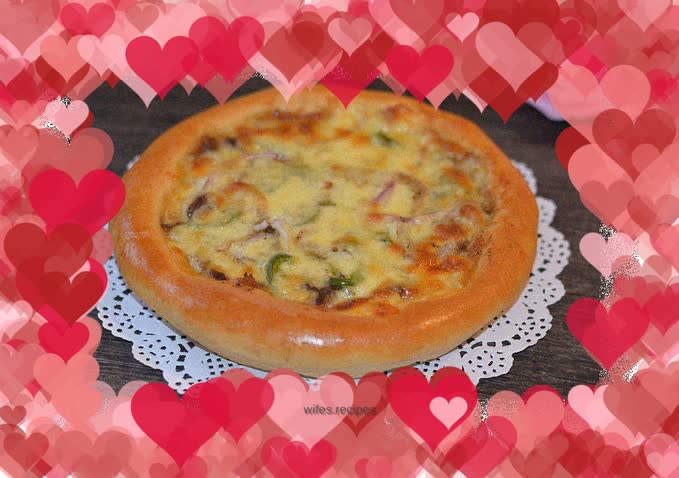 Black pepper beef pizza (8 inches)