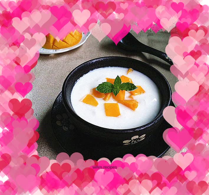 Mango yogurt (electric stew pot version)