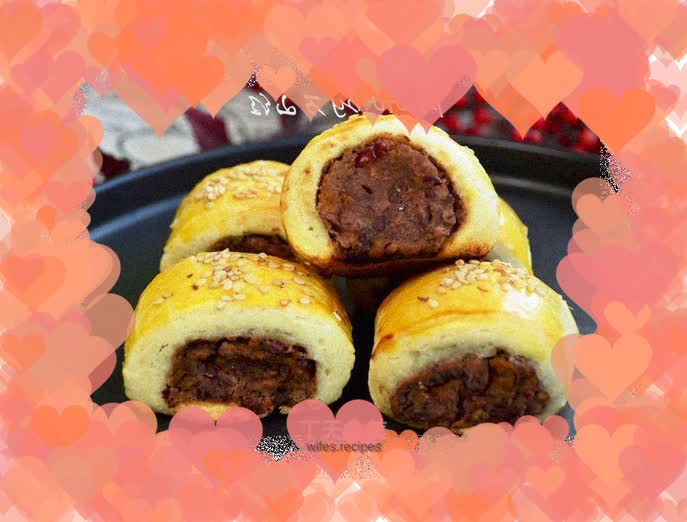 Kidney bean and red date filling