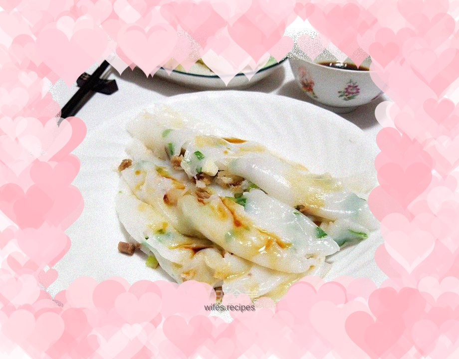 Simple Barbecued Pork Rice Roll