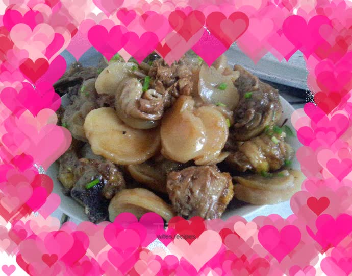 Stewed Chicken with Dried Potatoes