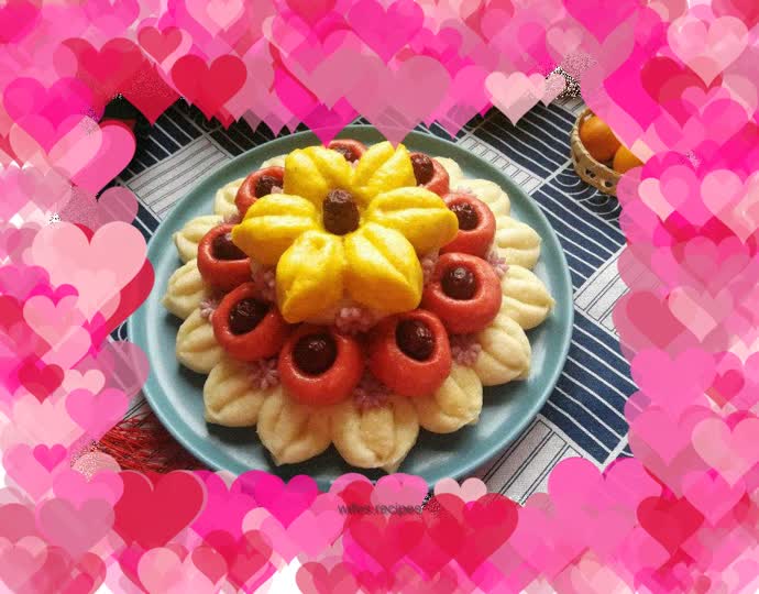 Twenty-eight steamed jujube flowers