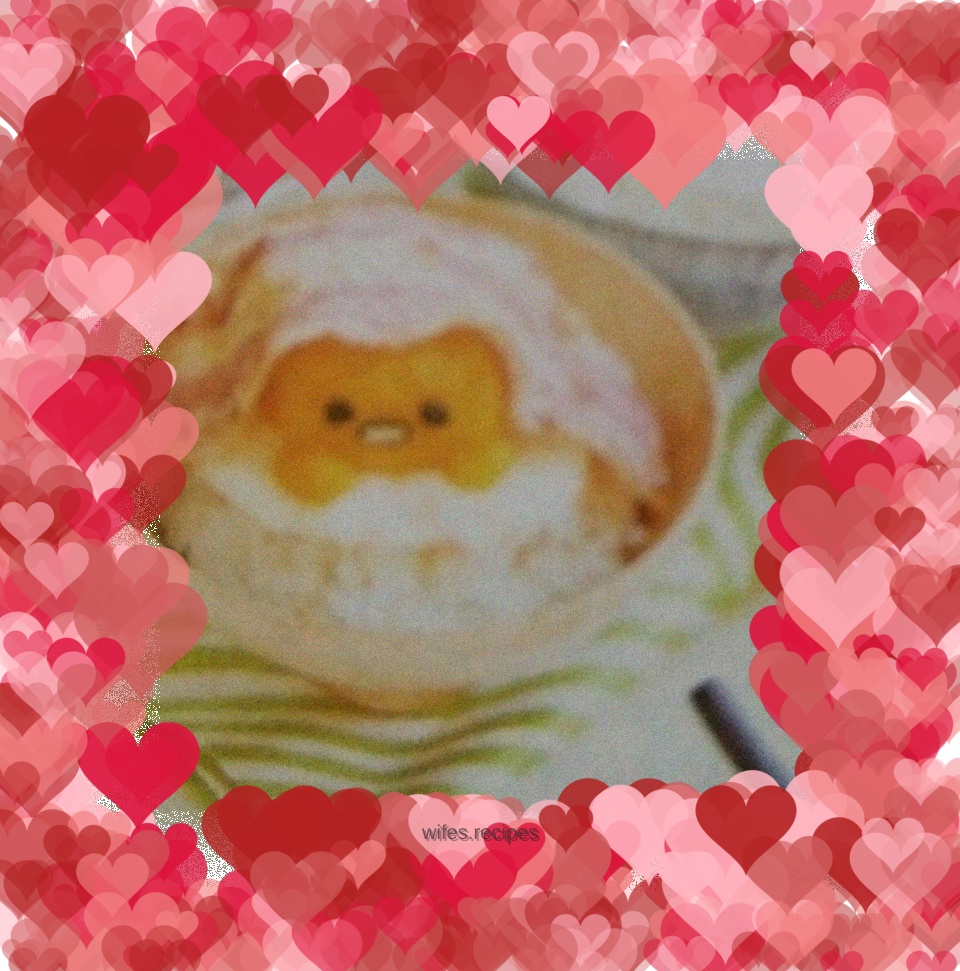 Three-dimensional lazy egg rice bowl