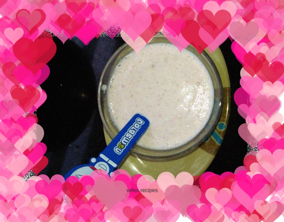 Double Peach Milkshake