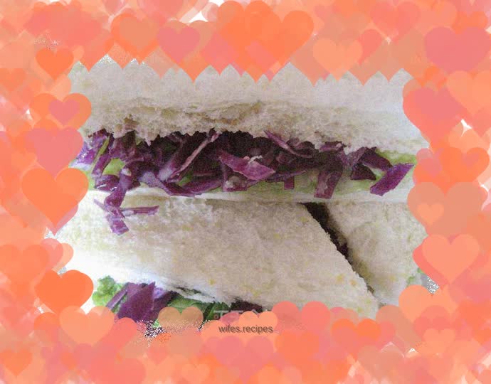 Green salad/sandwich