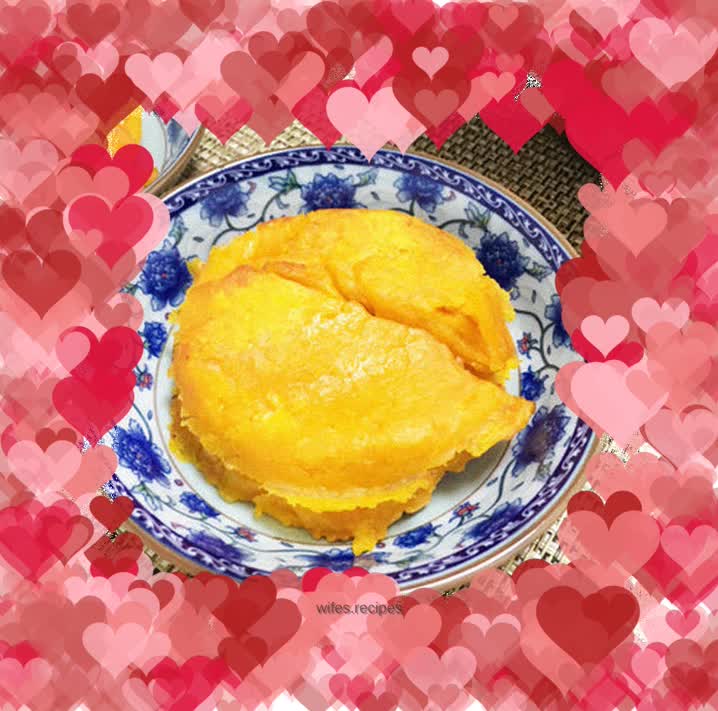 Pan-fried pumpkin cake (no seasoning required)