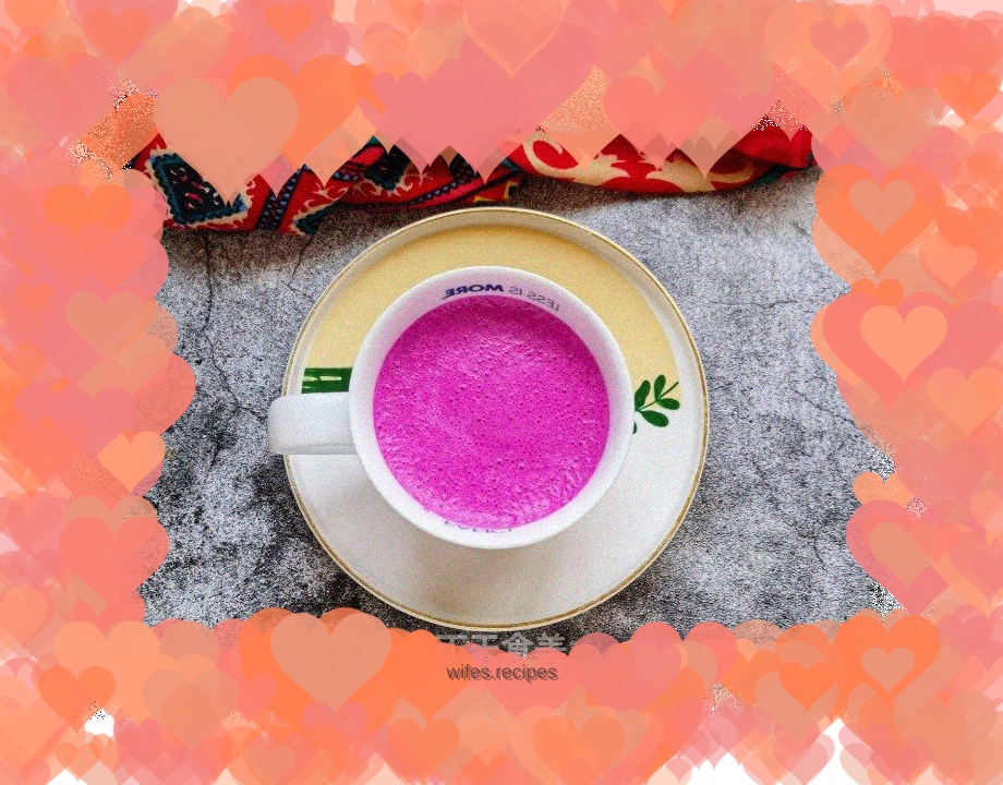 Dragon fruit milkshake