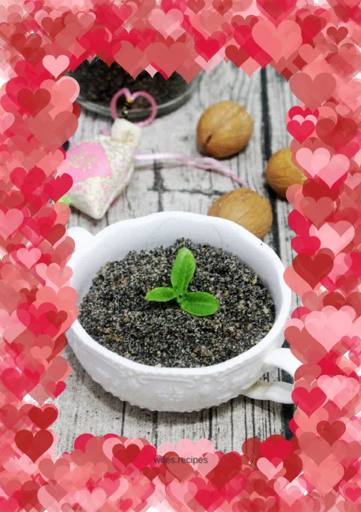 Black sesame walnut powder