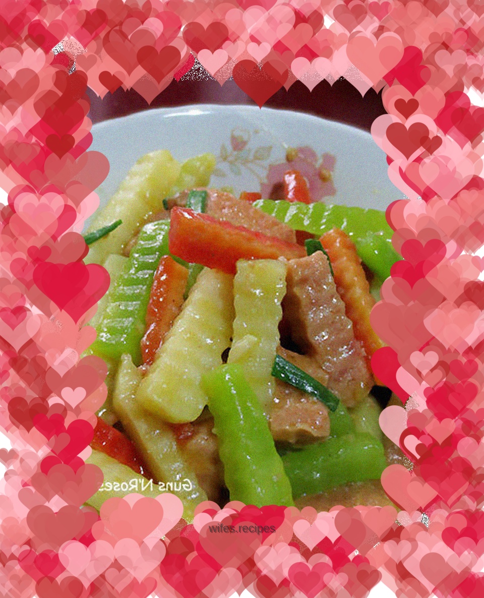 Colorful Four Seasons - Grilled Luncheon Meat