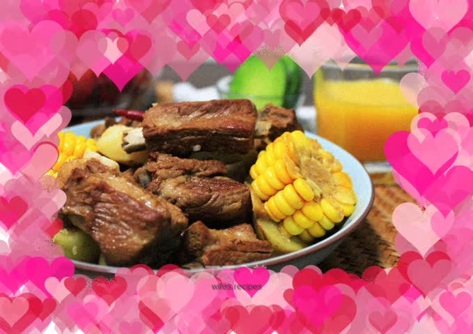 Passionate Corn Braised Pork Ribs