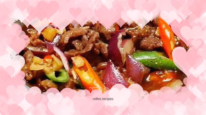 Black pepper beef fillet