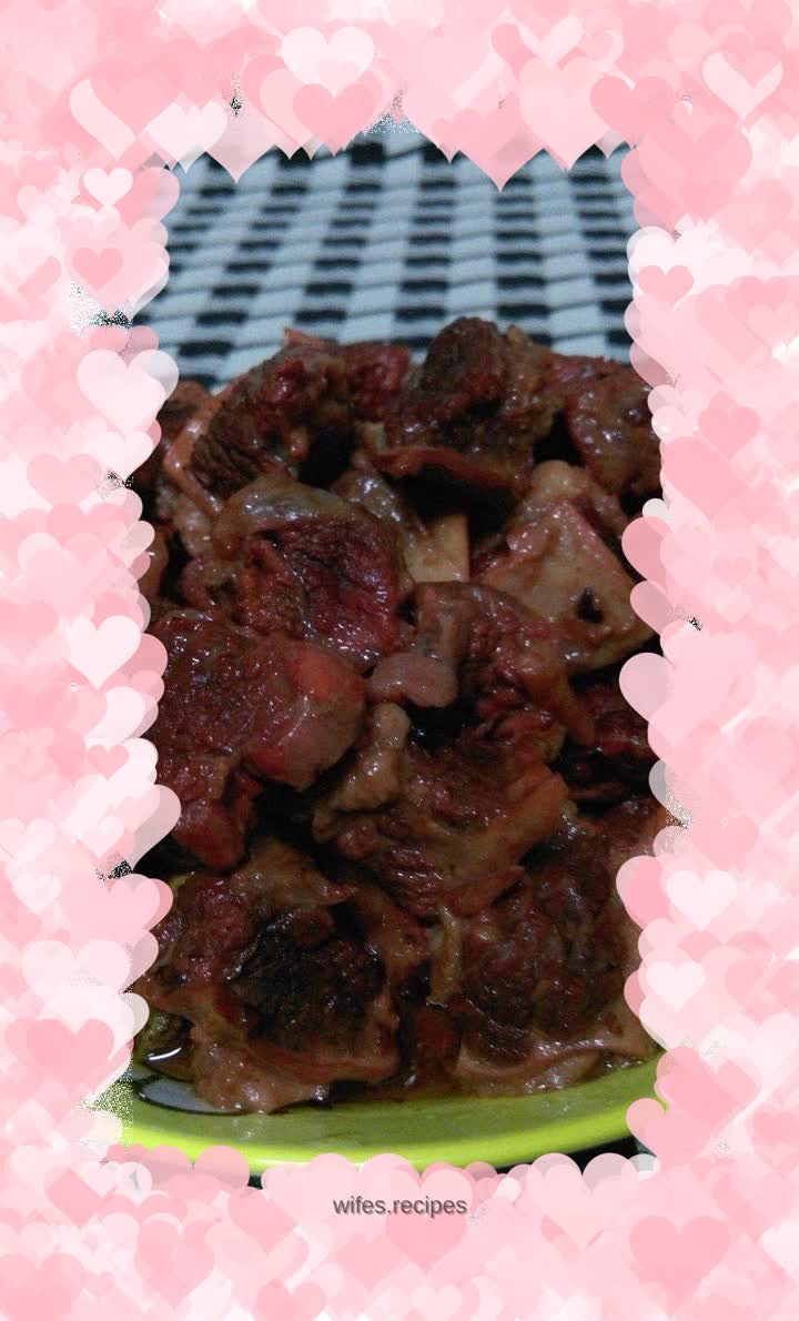 Rice wine stewed beef