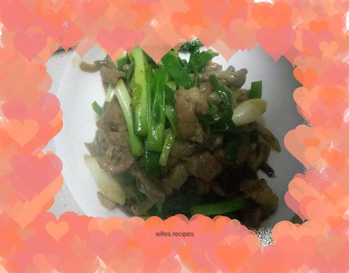 Stir-fried shredded pork with oyster mushrooms