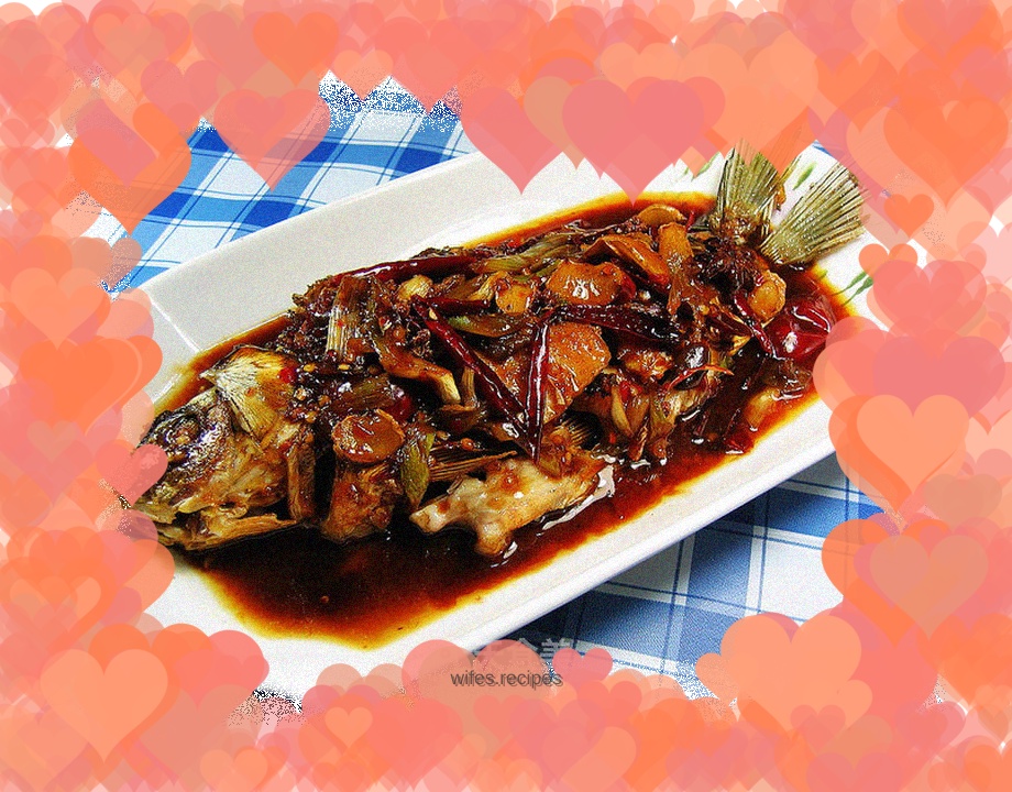 Dry roasted crucian carp