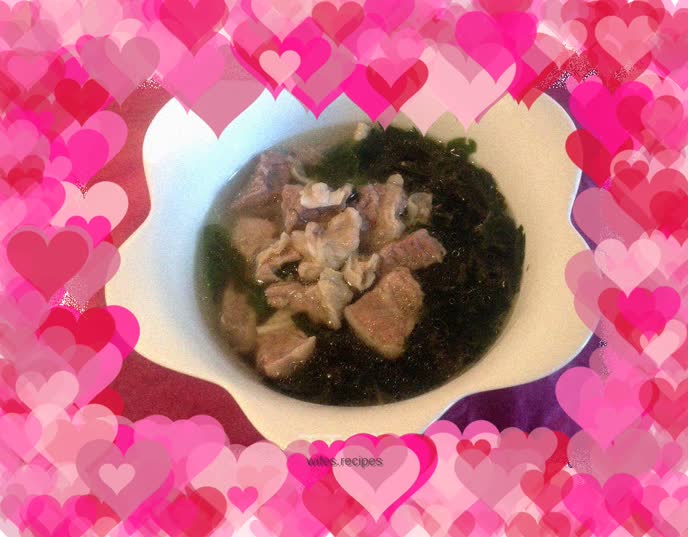 Wakame Beef Brisket Soup