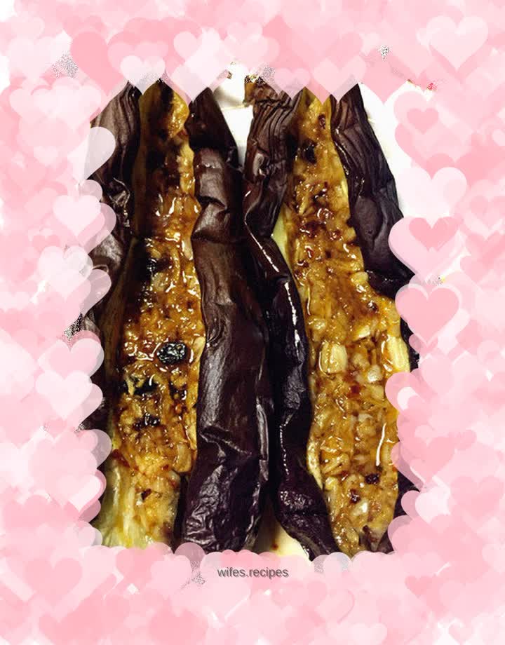 Grilled Eggplant with Black Beans and Garlic Sauce