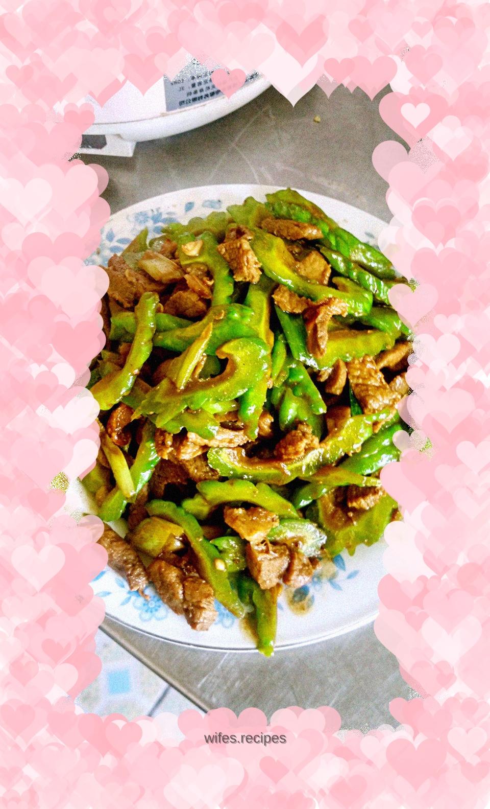 Stir-fried pork with bitter melon