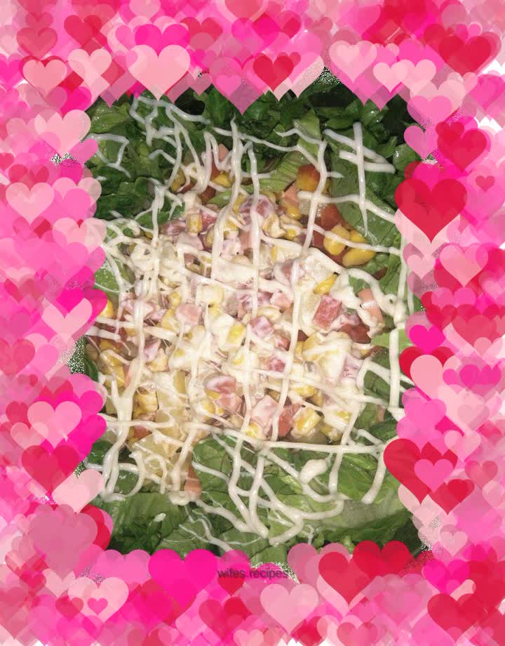 Corn Lettuce Salad