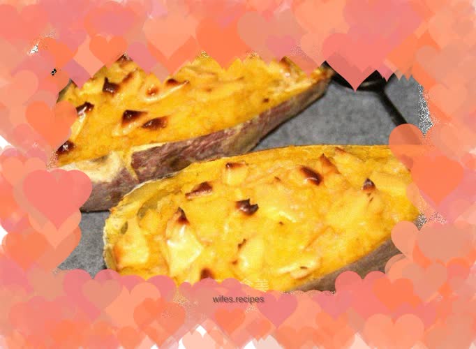 Cheese Baked Sweet Potatoes