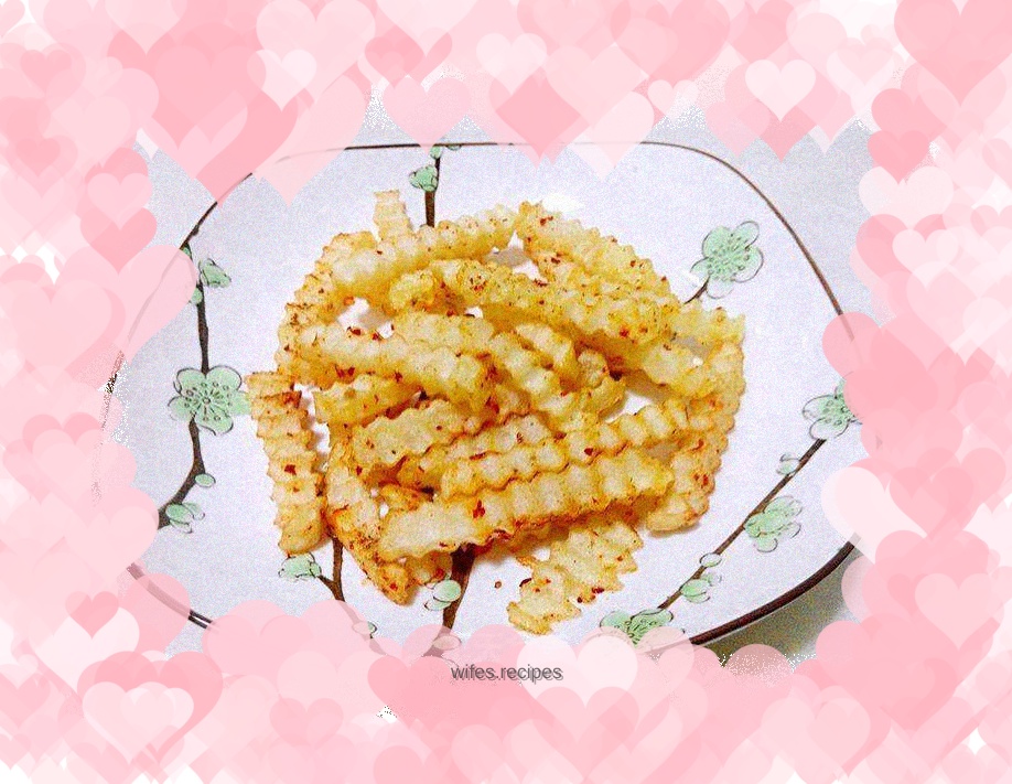 Cumin spicy wavy fries