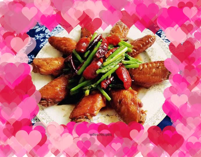 Asparagus Cured Chicken Wings