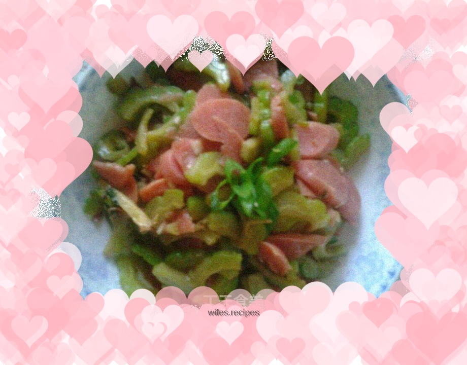 Stir-fried Bitter Gourd with Sausage