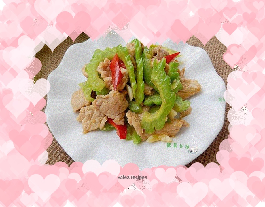 Stir-fried lean meat with bitter gourd