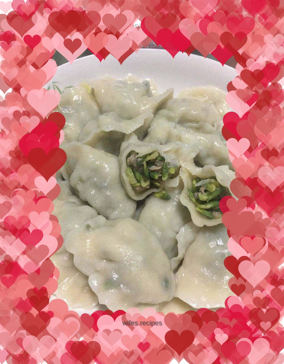 Sophora flower dumplings