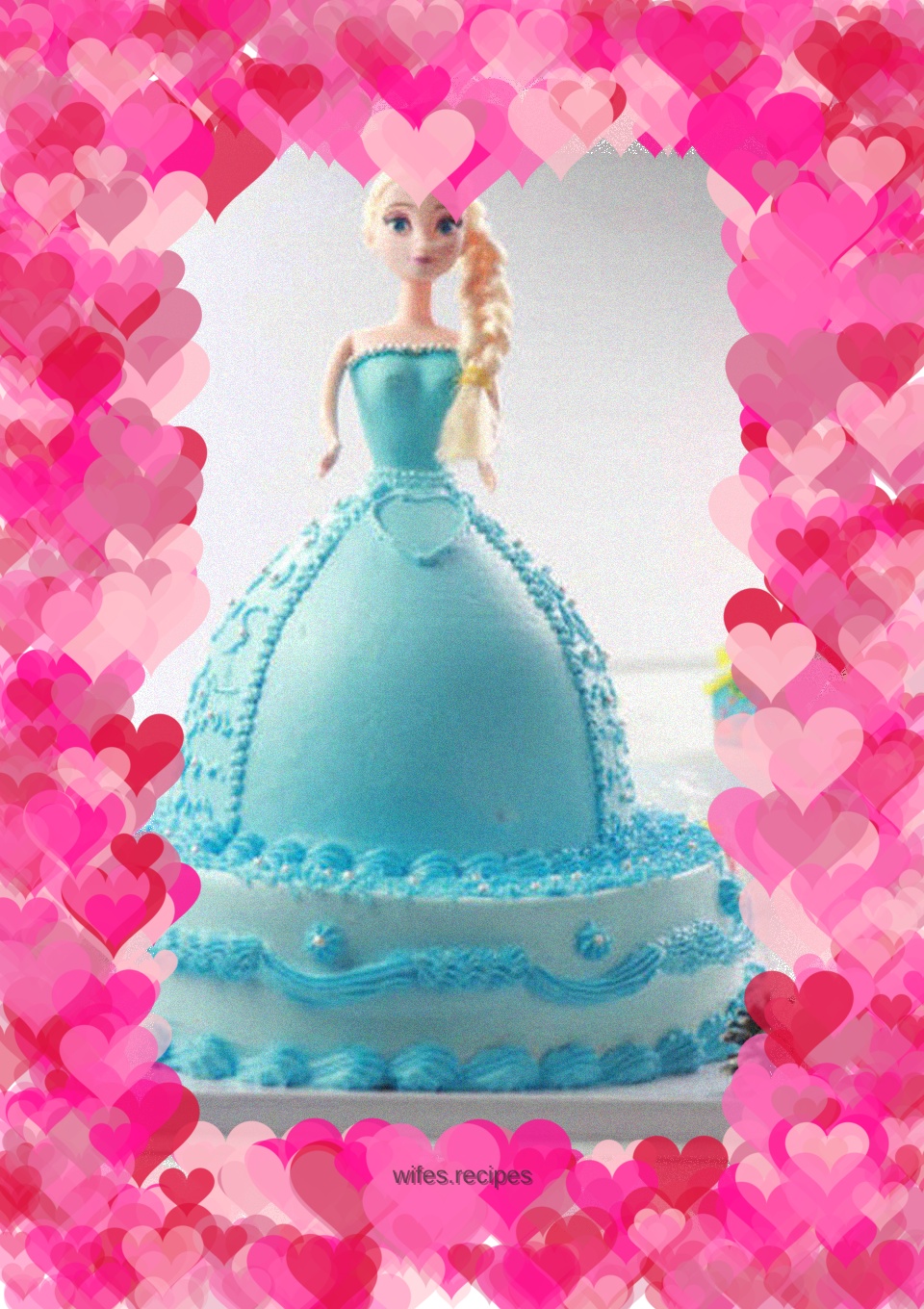 [Tomato Recipe] Frozen Princess Cake——Every girl is her own magical little princess