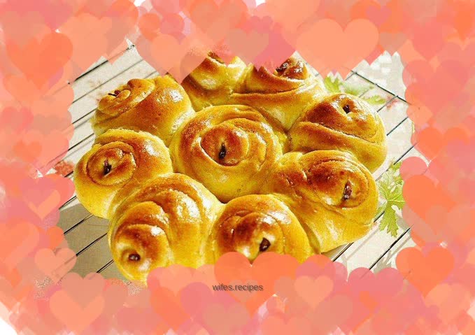 Cranberry Rosette Bread