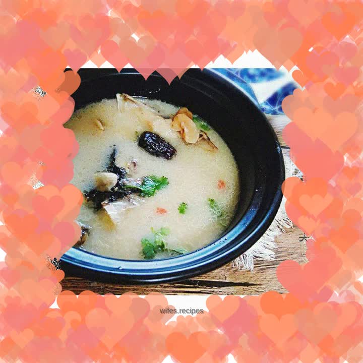 Gastrodia stewed fish head