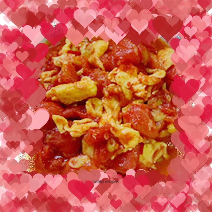 Scrambled eggs with tomatoes