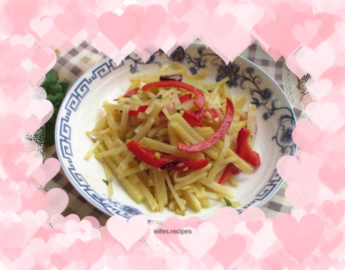 Hot and sour potato shreds