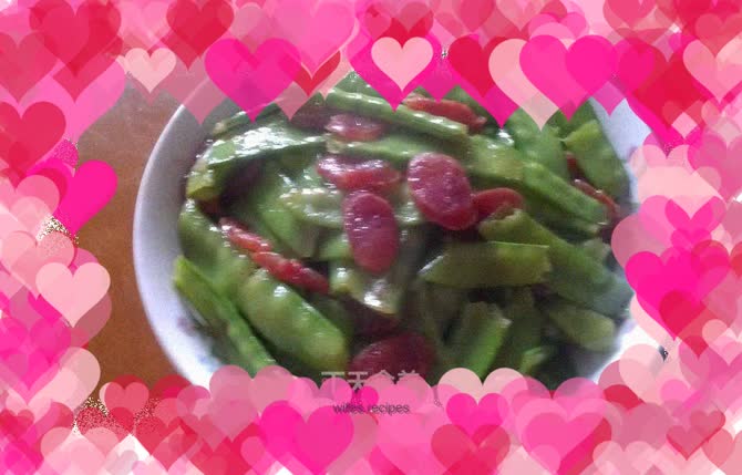 Sausage Snow Peas